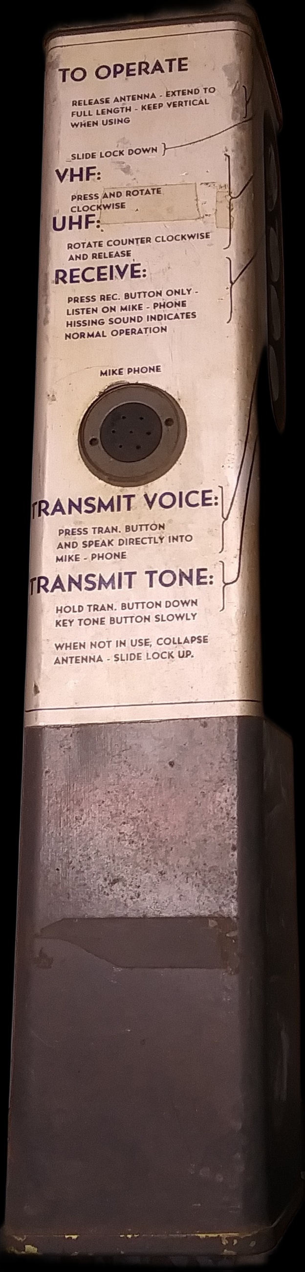 AN PRC 17 walkie-talkie