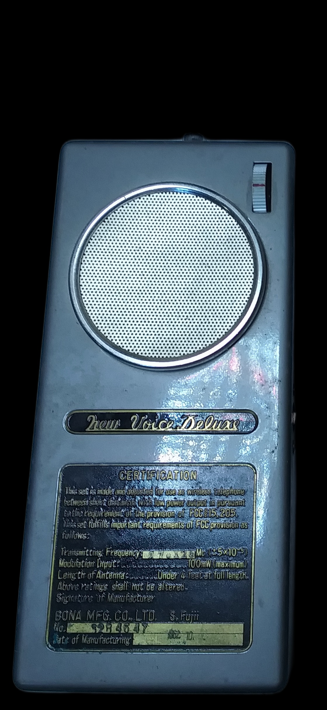 Bona Newvoicedeluxe walkie-talkie