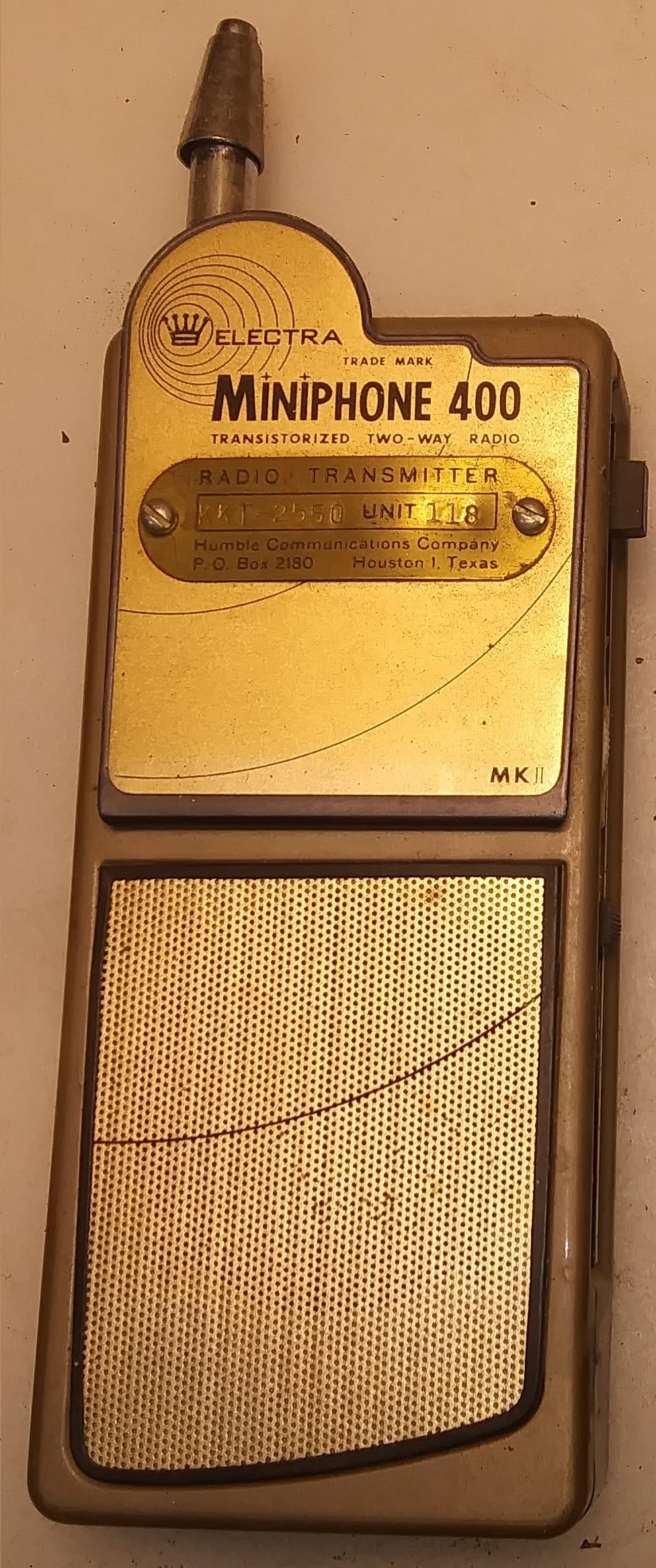 Electra Miniphone 400 (2) walkie-talkie