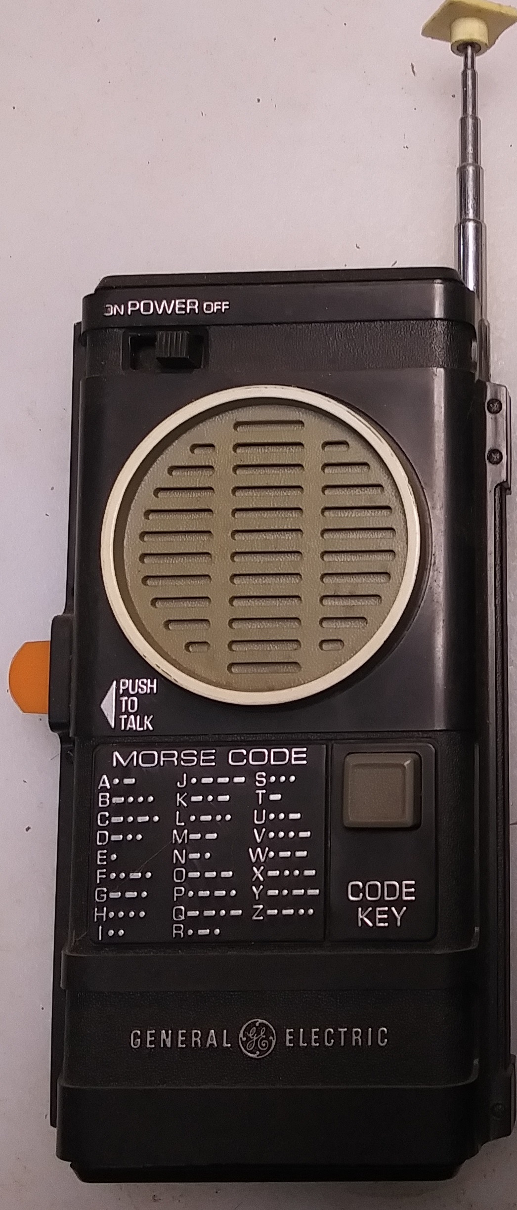 GE Morse Code 3 5952B walkie-talkie