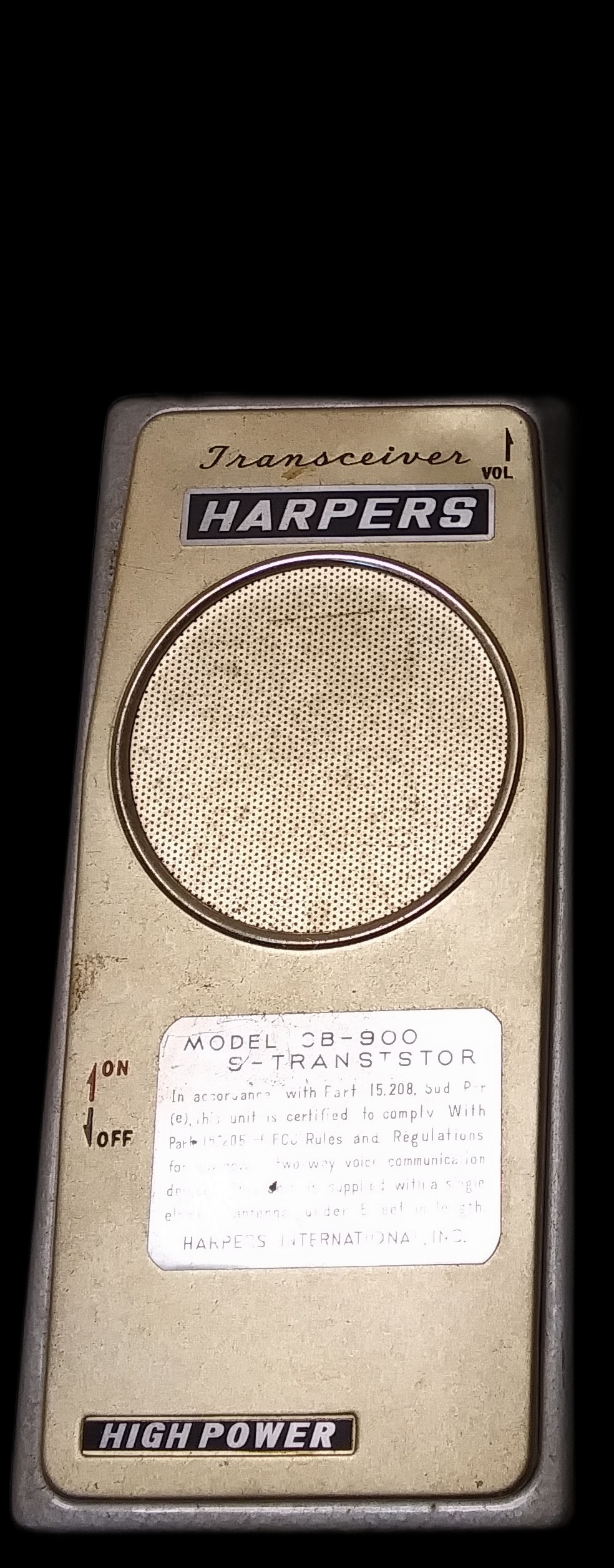 Harpers CB 900 walkie-talkie