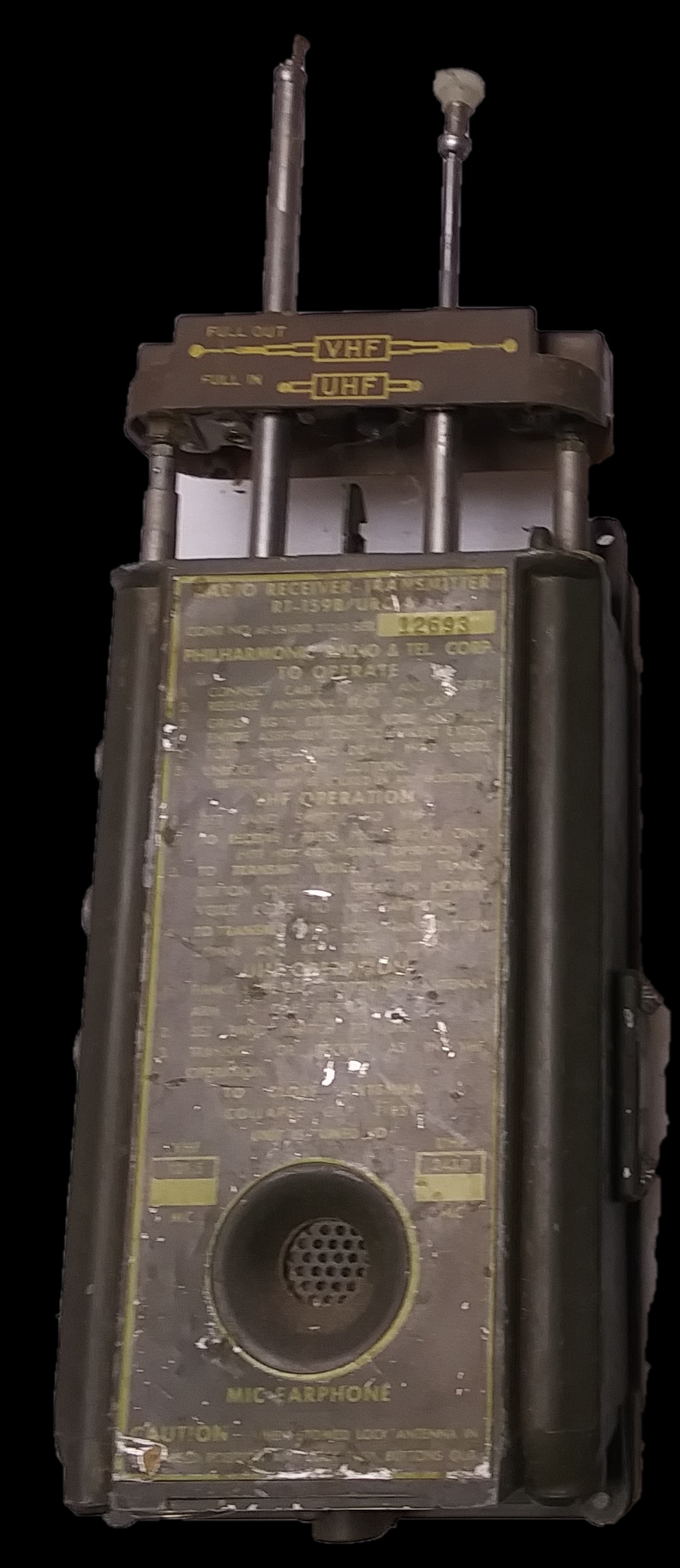 Philharmonic RT 159B URC 4 02 walkie-talkie