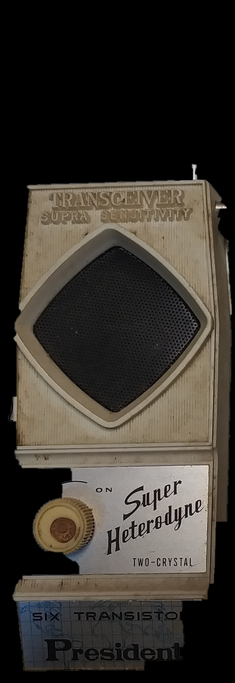 President 6 Transistor walkie-talkie