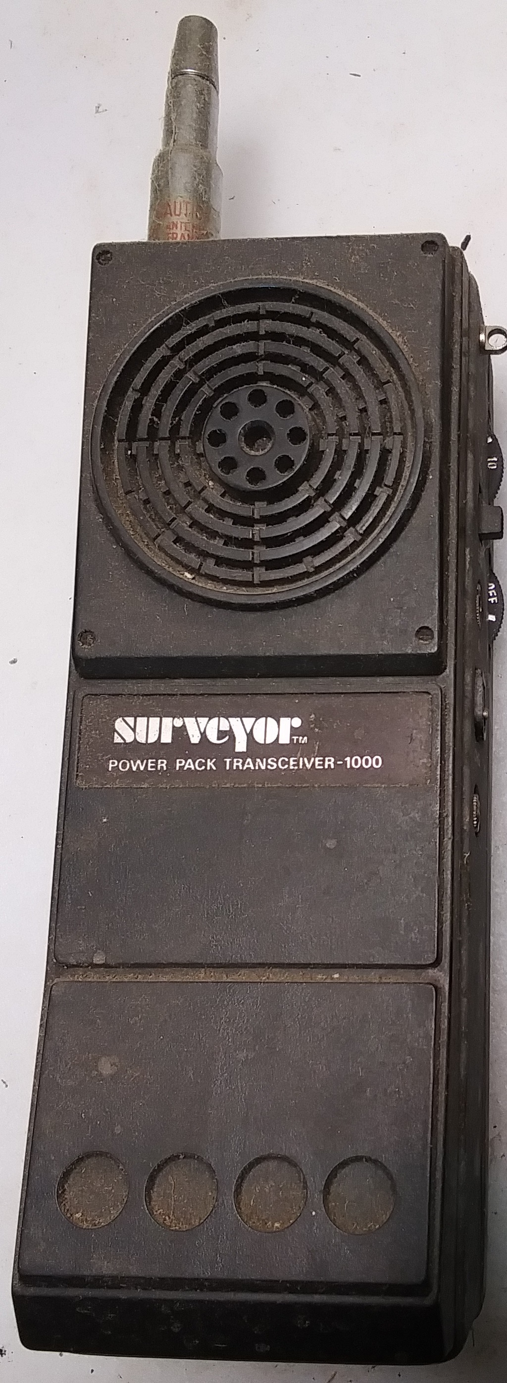 Surveyor Powerpacktransceiver 1000 walkie-talkie