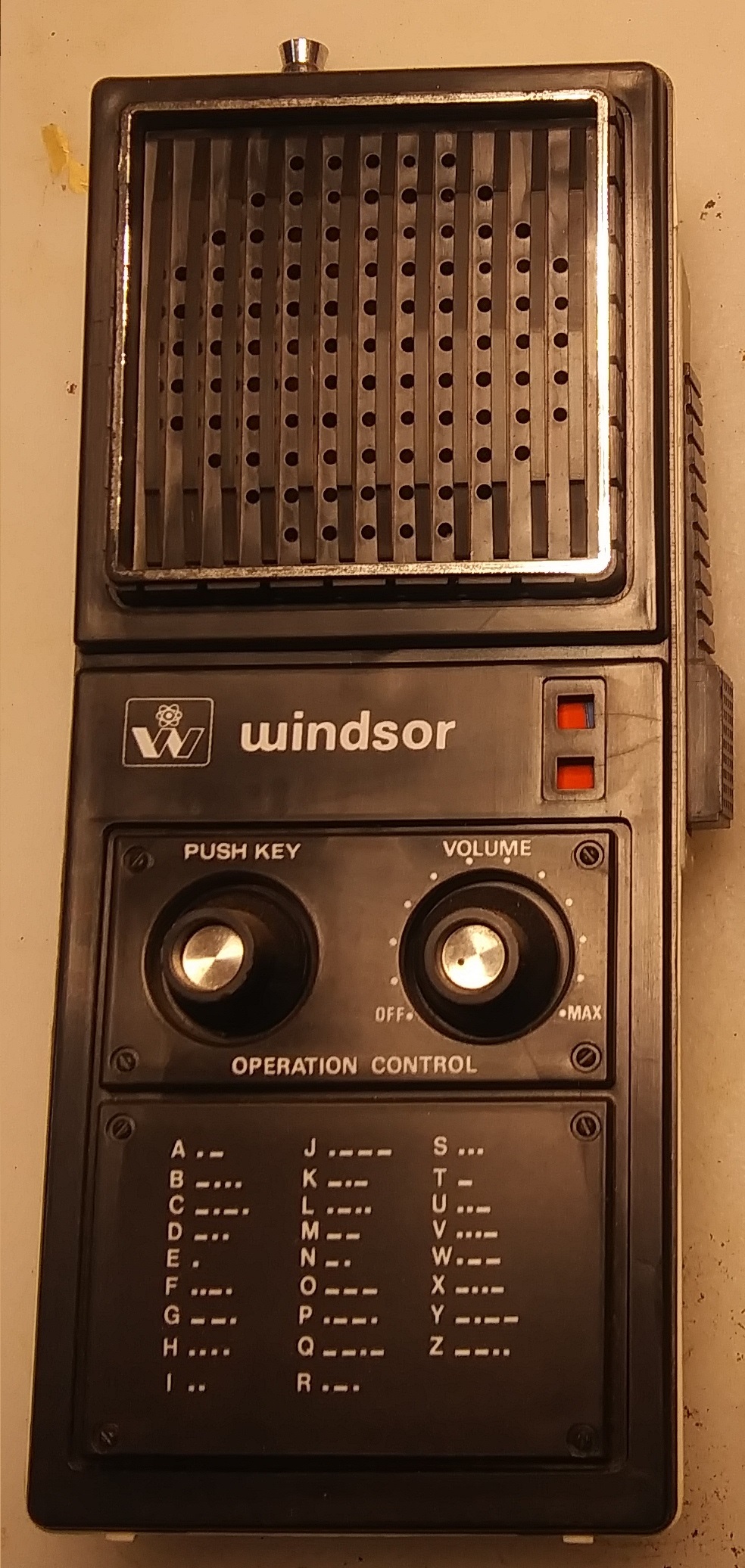Windsor Morsecode walkie-talkie